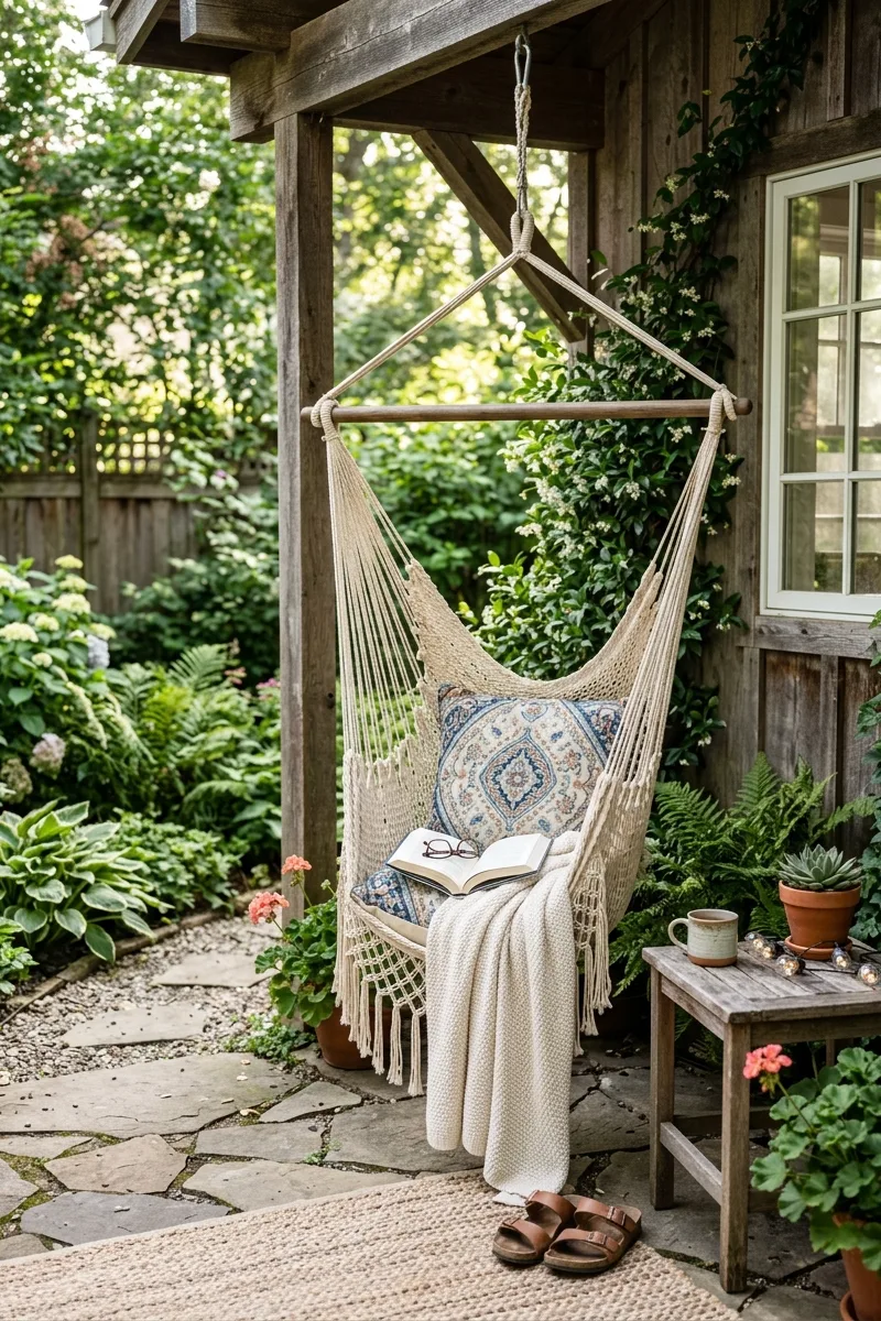 Add a Cozy Hammock or Swing