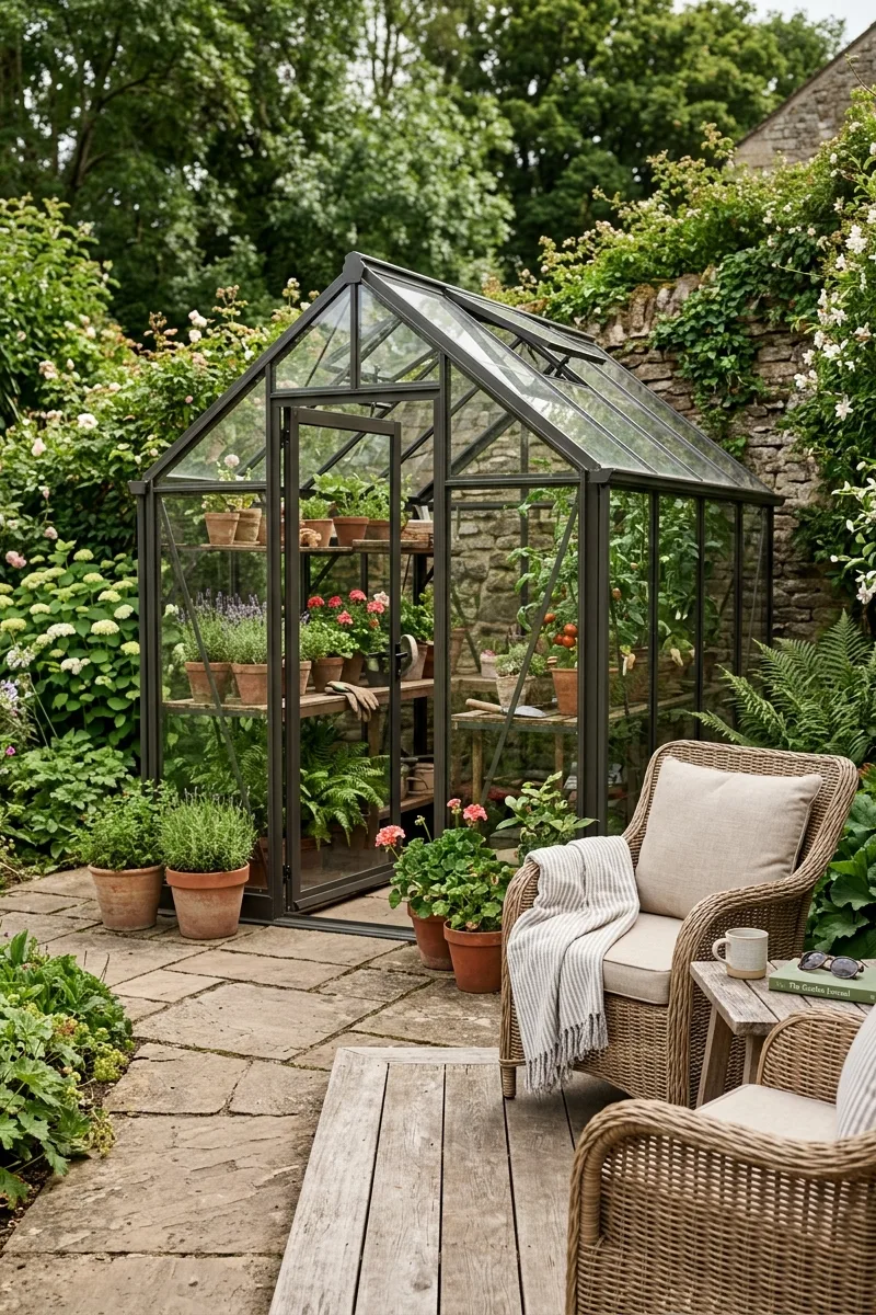 Create a Garden Room with a Greenhouse