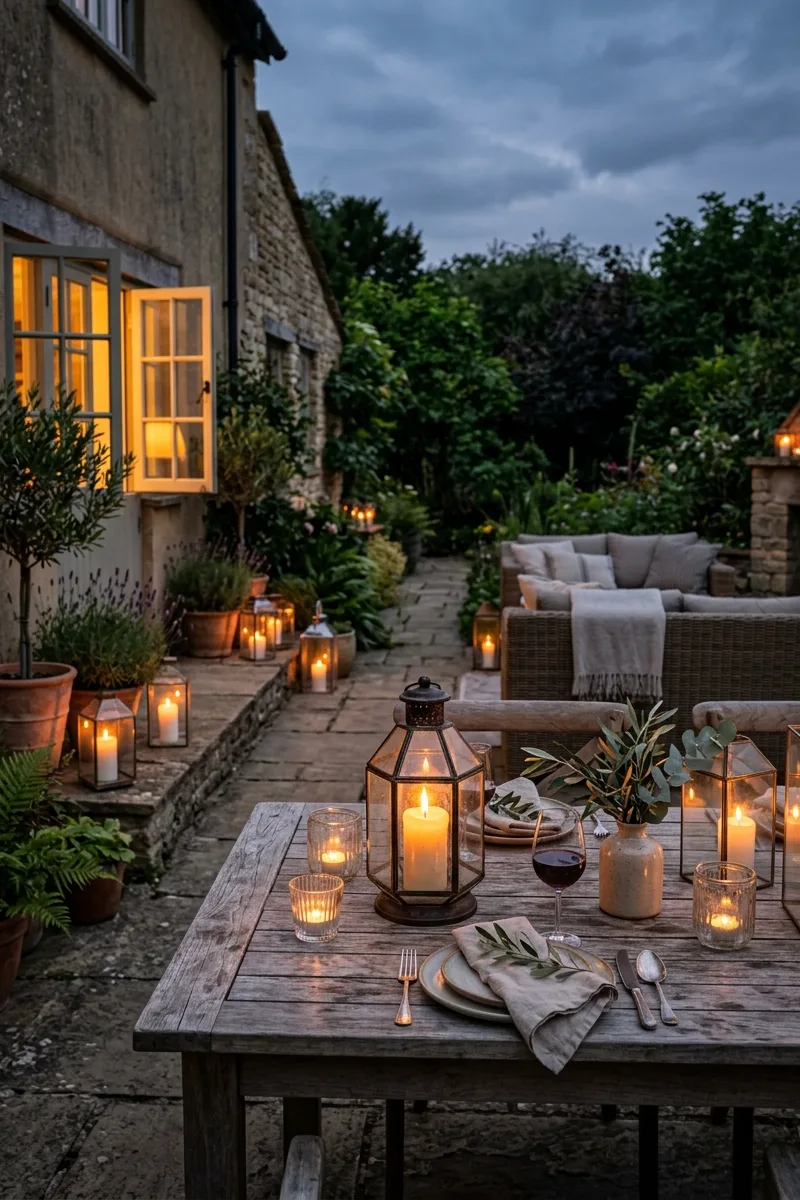 Finish with Flickering Candles