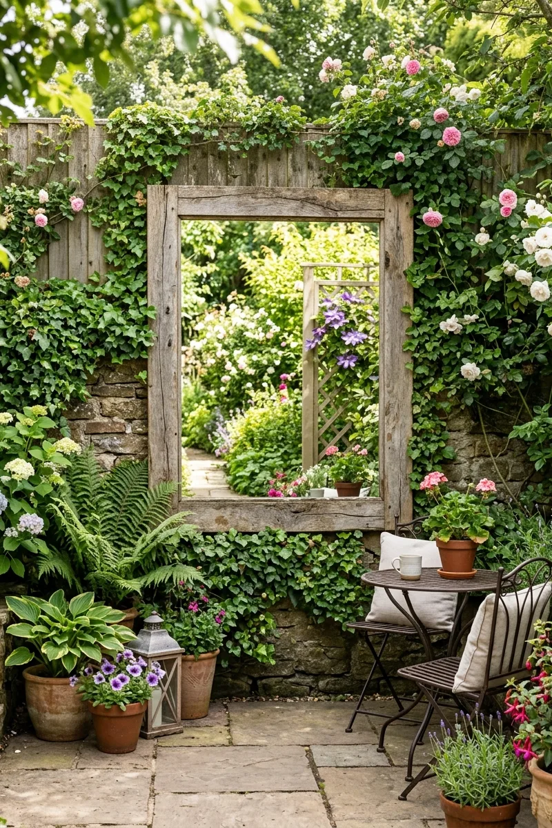 Use a Large Outdoor Mirror