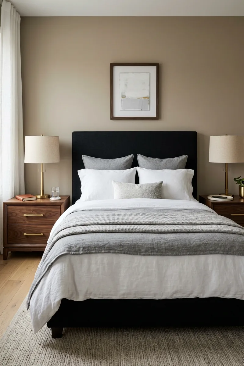 Dark Wood Nightstands