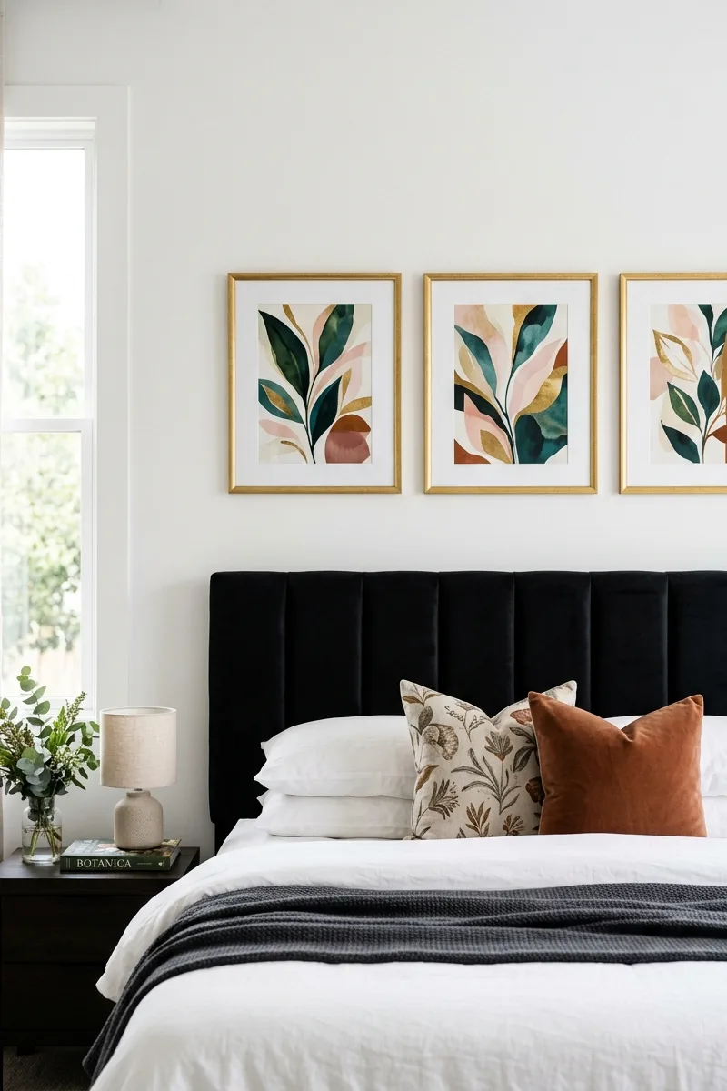 Gold-Framed Botanical Prints