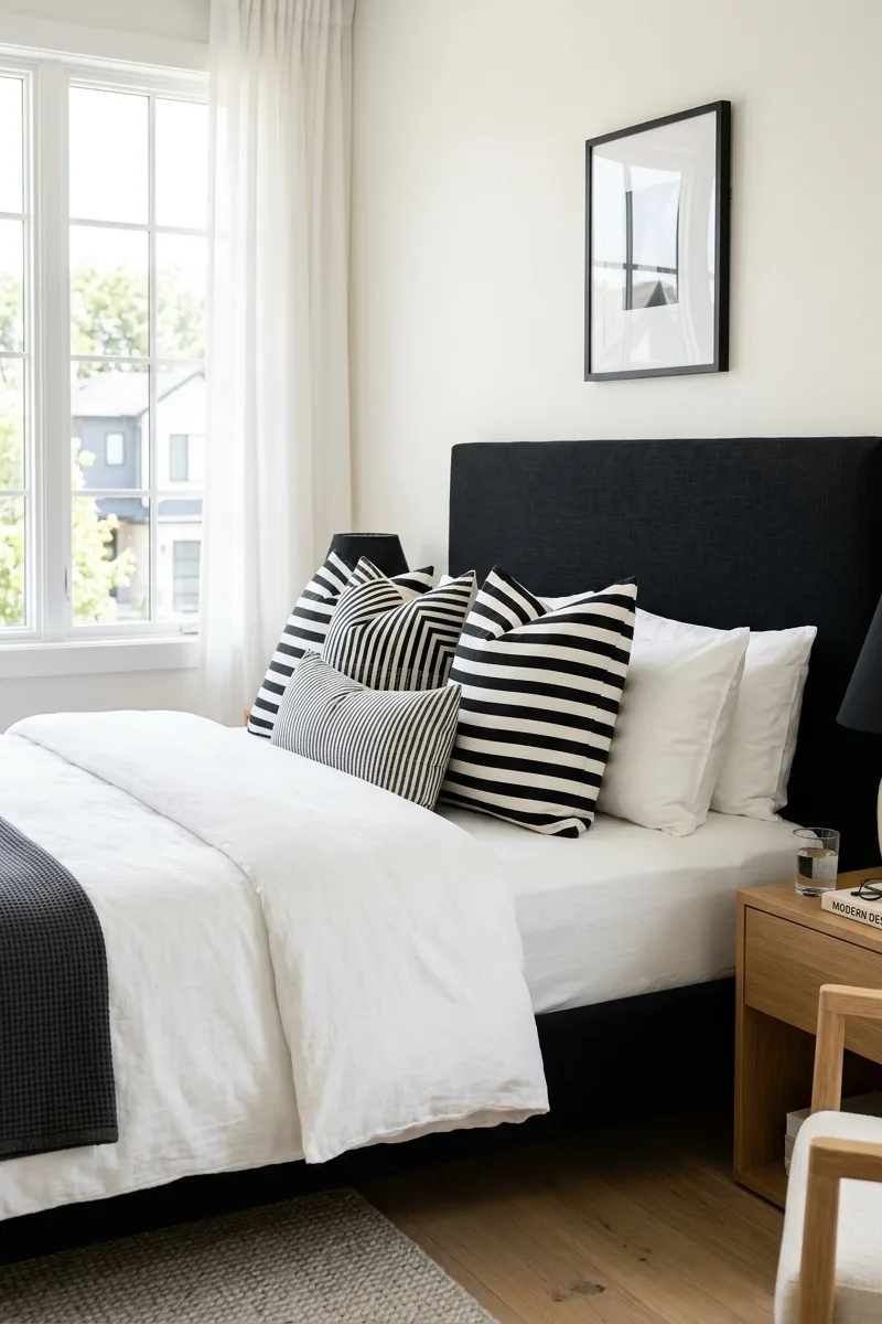 Striped Pillow Accents