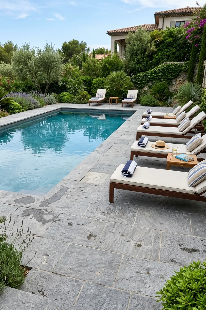 Grey Stone Decking