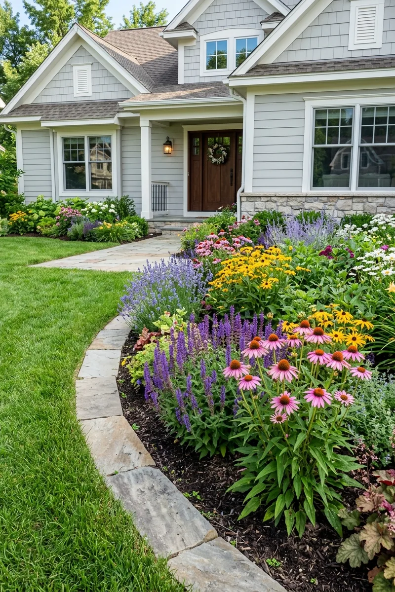 Edged Flower Bed for Definition