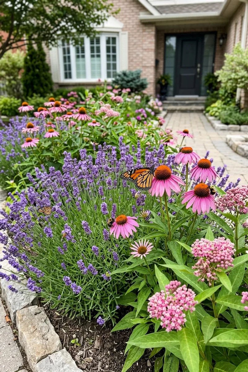 Pollinator-Friendly Flower Bed