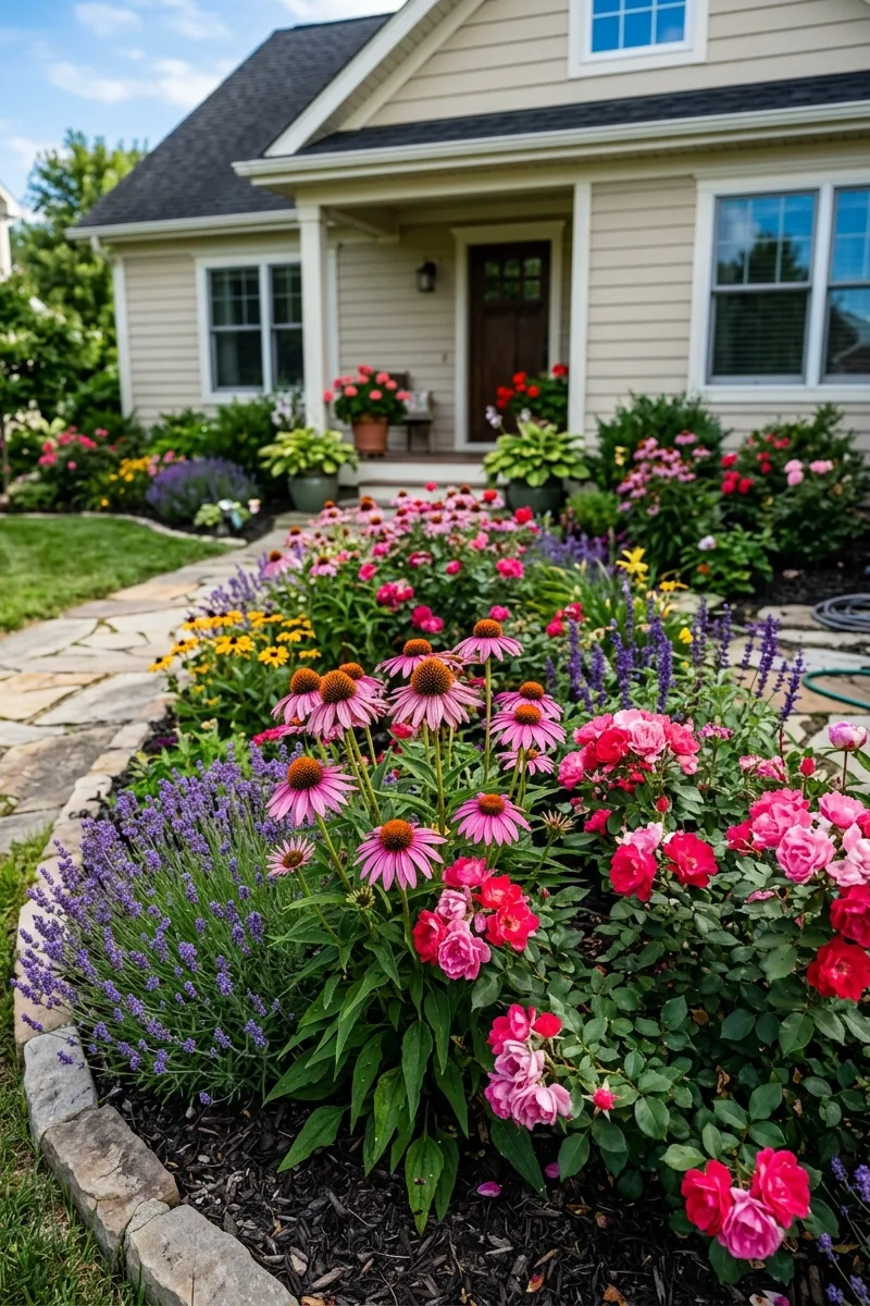 Sun-Loving Flower Bed