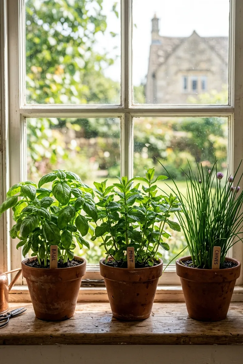 Small Tabletop Herb Garden