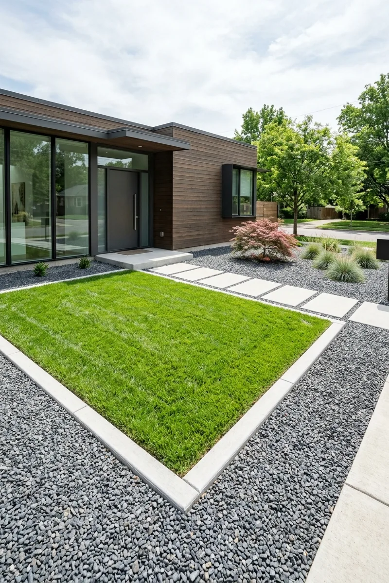 Defined Lawn with Clean Edges