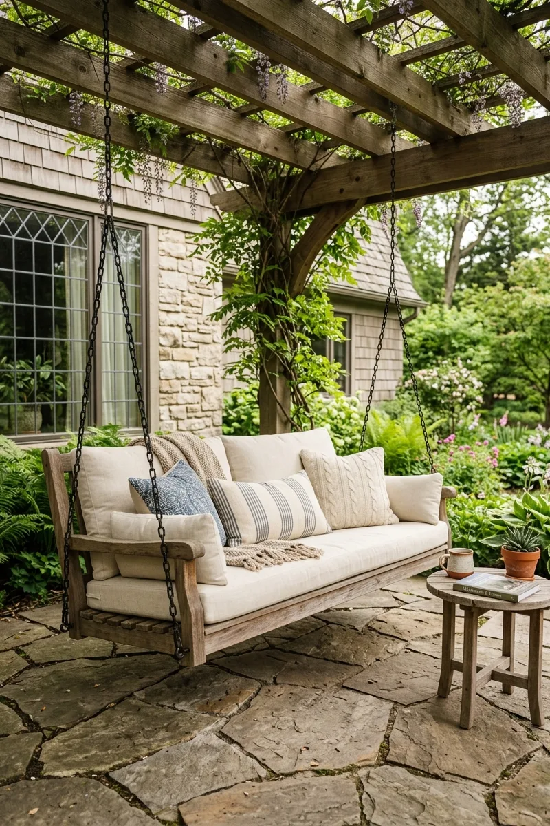 Flagstone Patio Swing Base