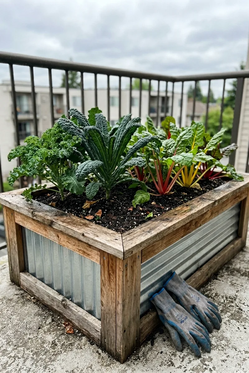 Corrugated Metal Raised Beds