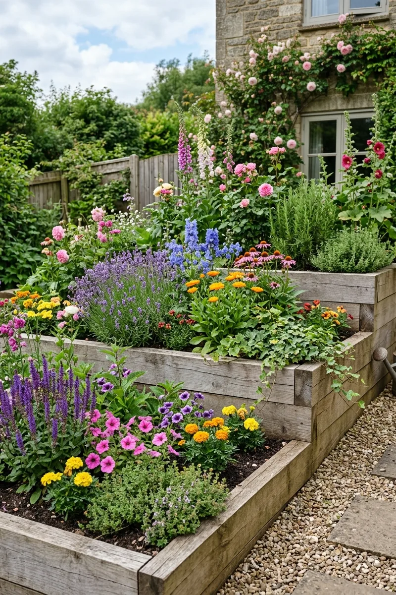 Multi-Level Raised Beds for Depth