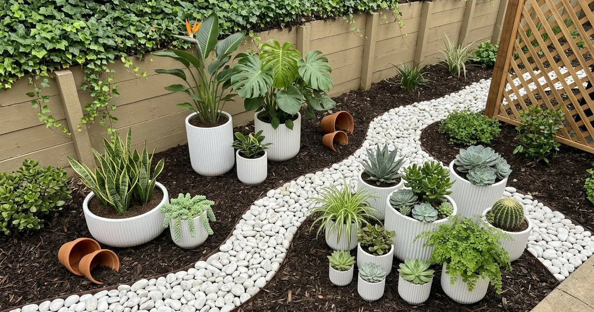 19 Ribbed Ceramic Planter Ideas for a Stylish Garden