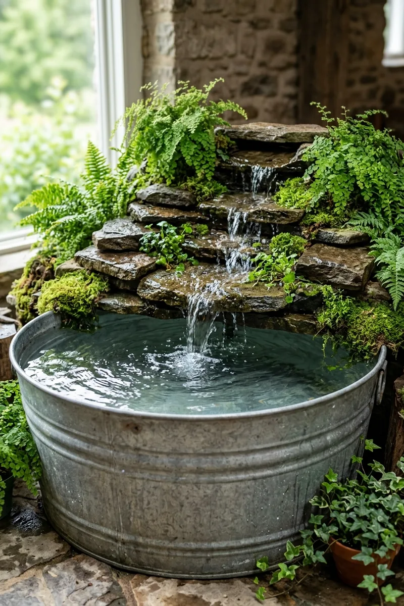 Mini Tiered Waterfall Feature
