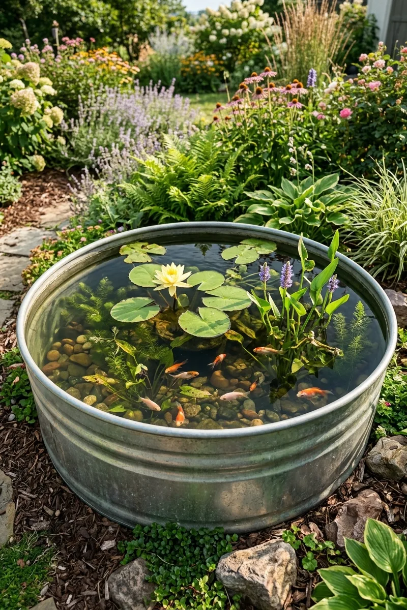 Stock Tank as a Miniature Ecosystem