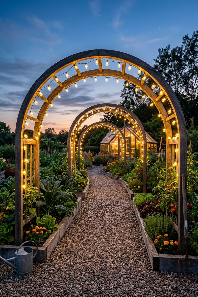 String Light Archways