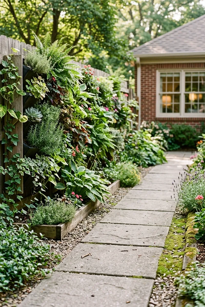 Concrete Paver Path