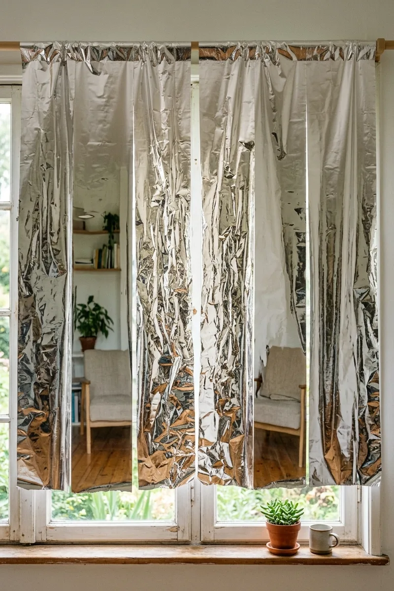 Metallic Foil Curtains