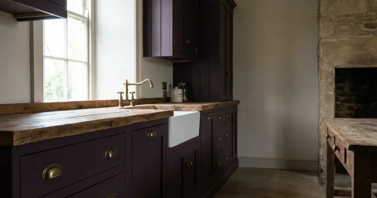 17 Best Aubergine & Dark Cottagecore Kitchen Ideas