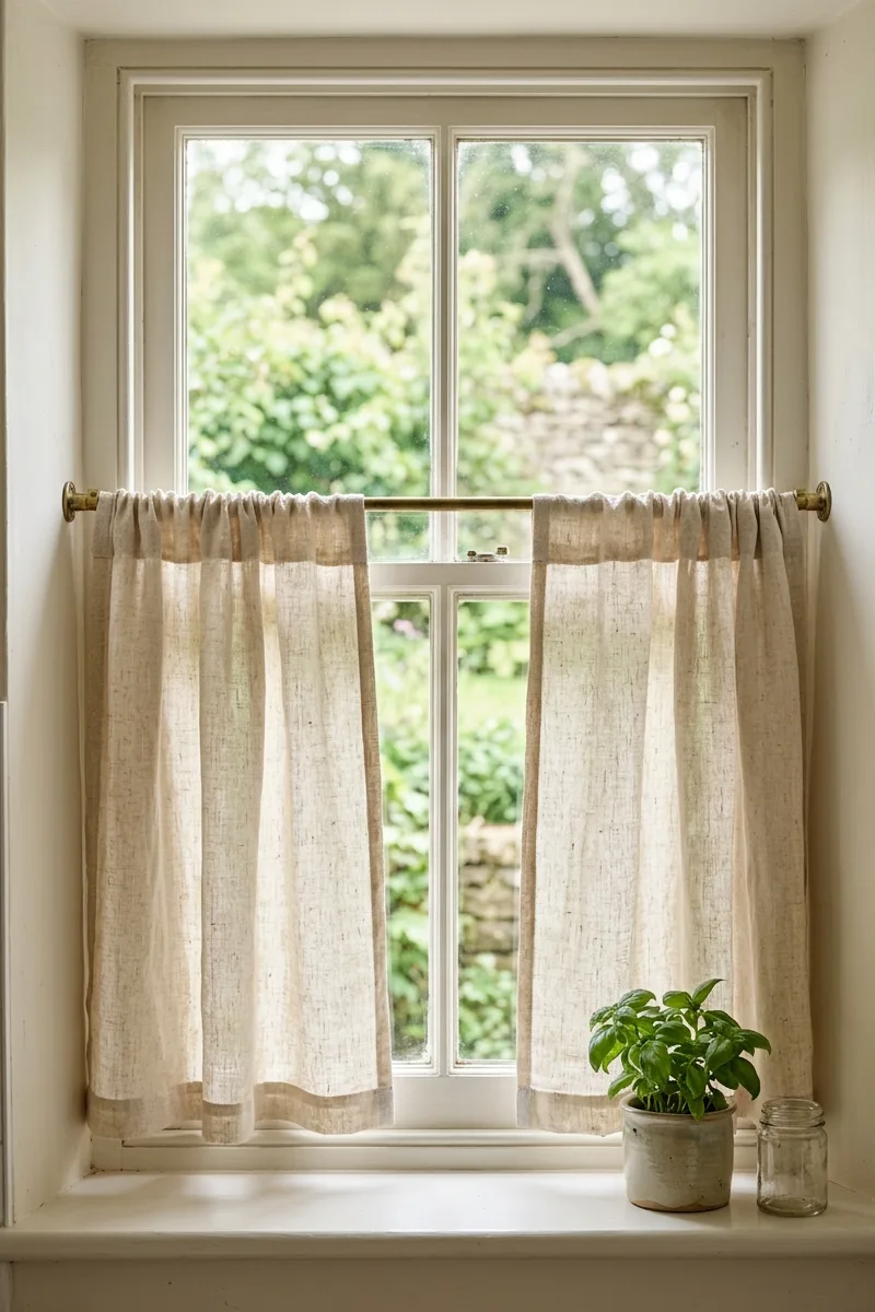 Linen Cafe Curtains