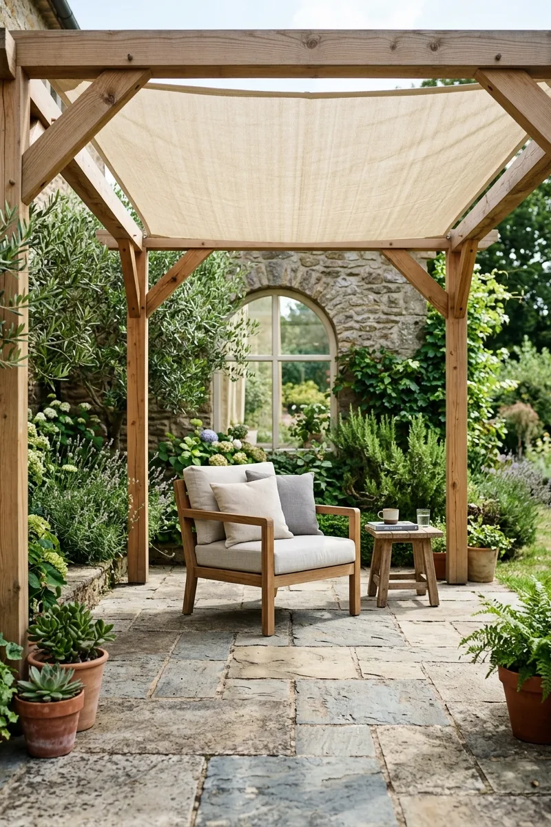 Built-In Shade Structures