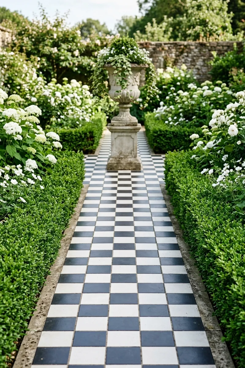 Checkerboard Tile Path