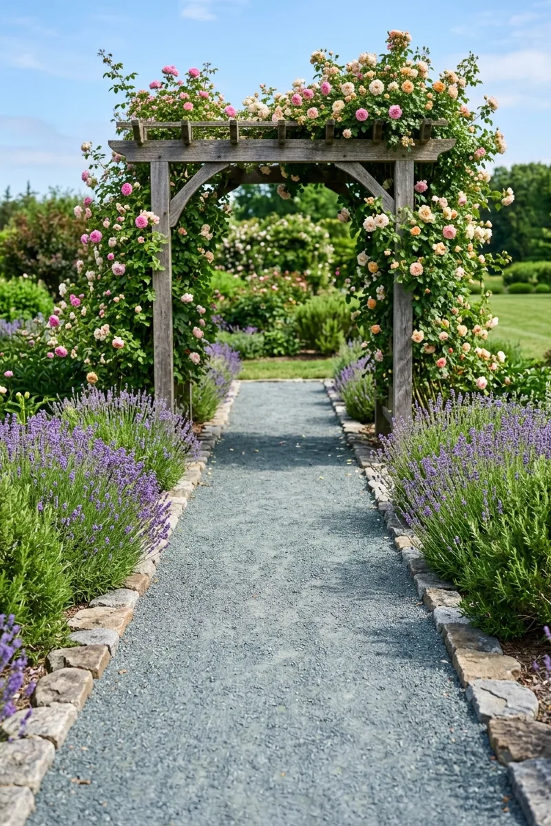Crusher Dust and Stone Edge Path