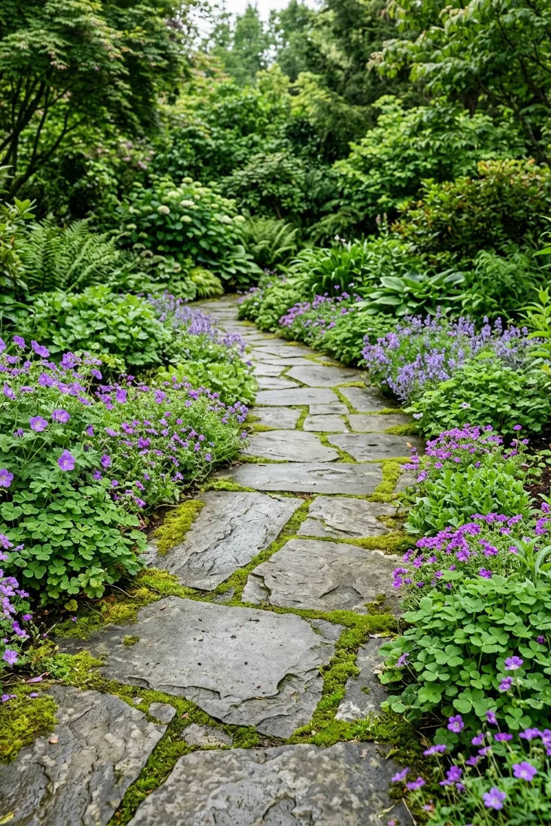 Flagstone Meandering Path