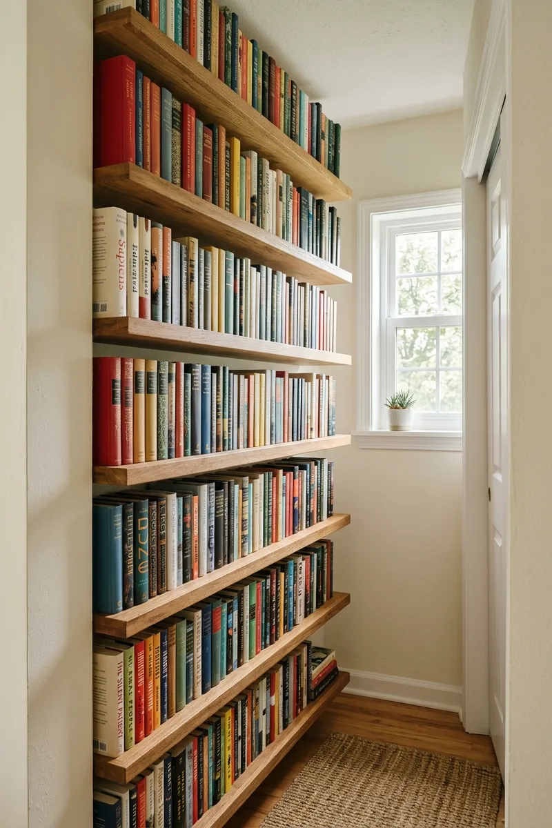 Vertical Bookshelves