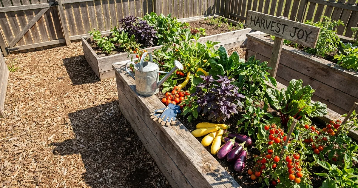 16 Colorful Backyard Veggie Patch Ideas for Small Gardens