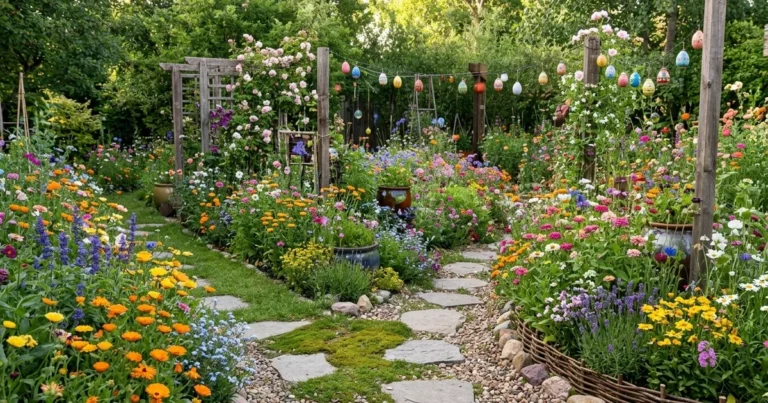 14 Enchanting Cottage Garden Path and Flower Ideas