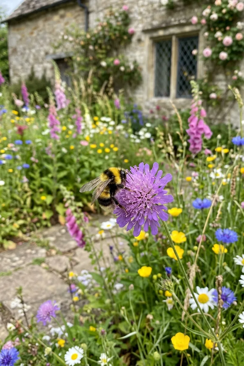Dense, Wildflower-Style Planting