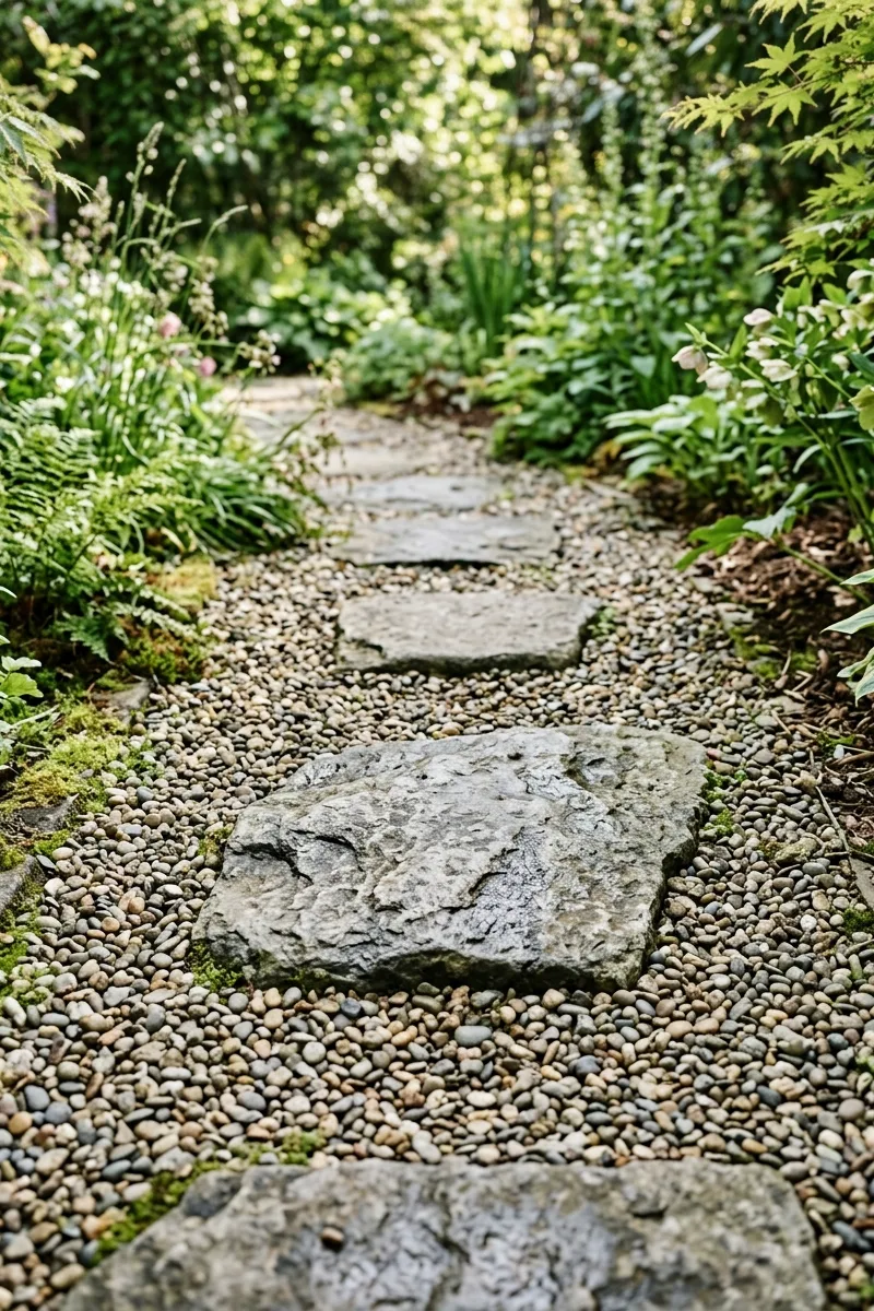 Irregular Grey Stepping Stones