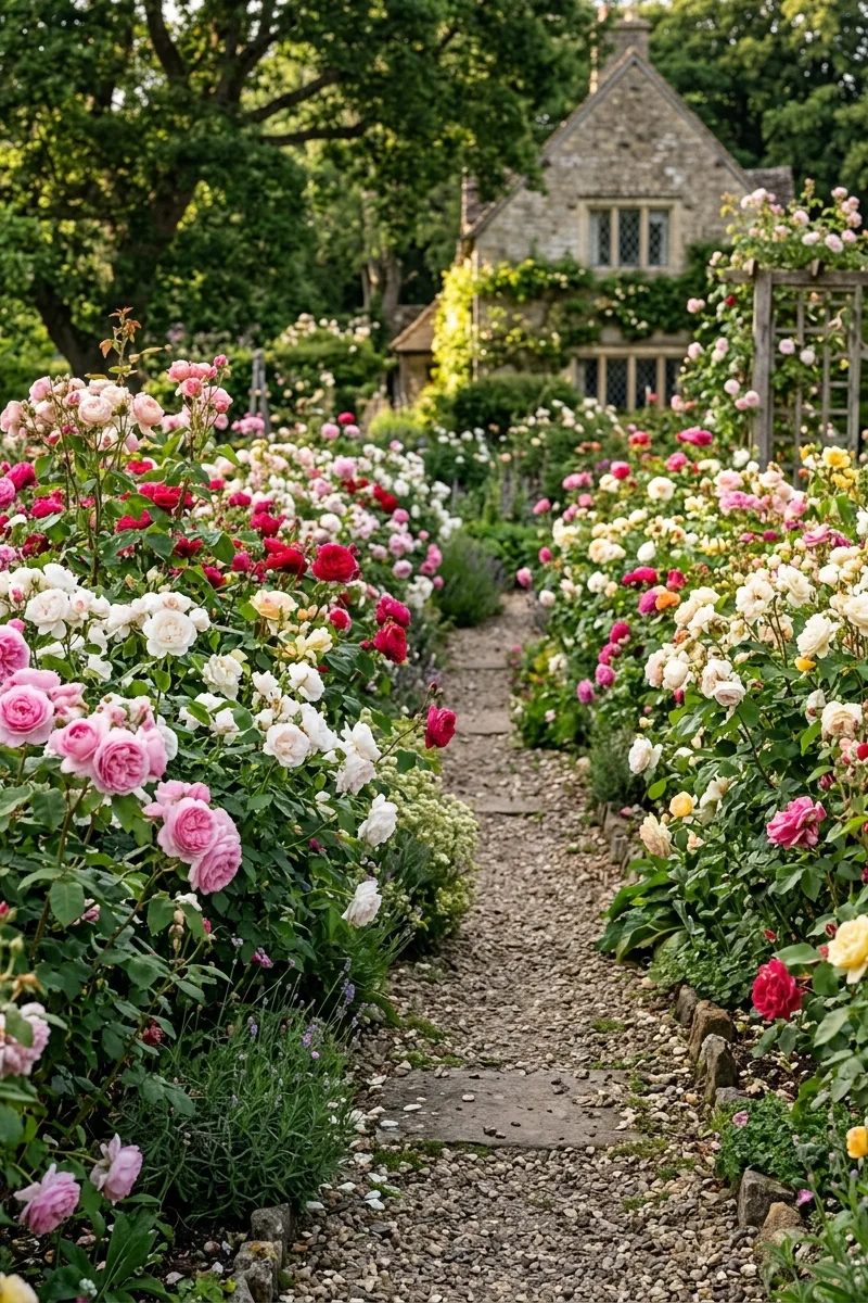 Rose-Lined Path