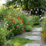 14 Gorgeous Cottage Garden Paths with Vibrant Flowers