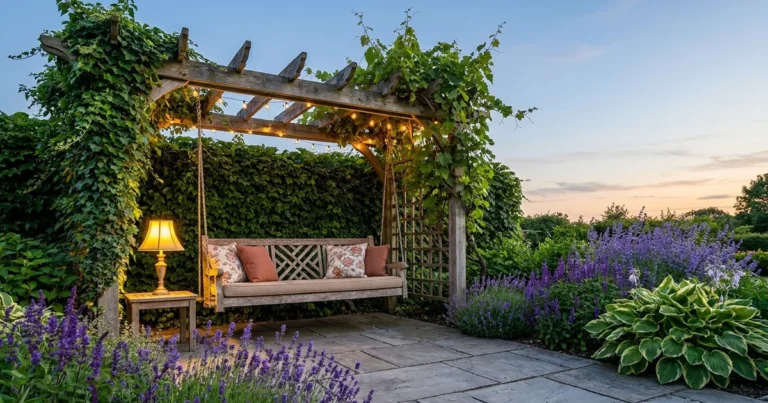 17 Dreamy Pergola Swing Garden Ideas for Relaxing Evenings