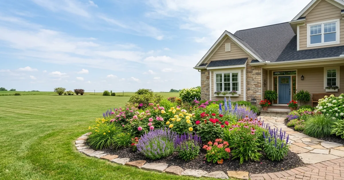 19 Spectacular Front Flower Bed Ideas
