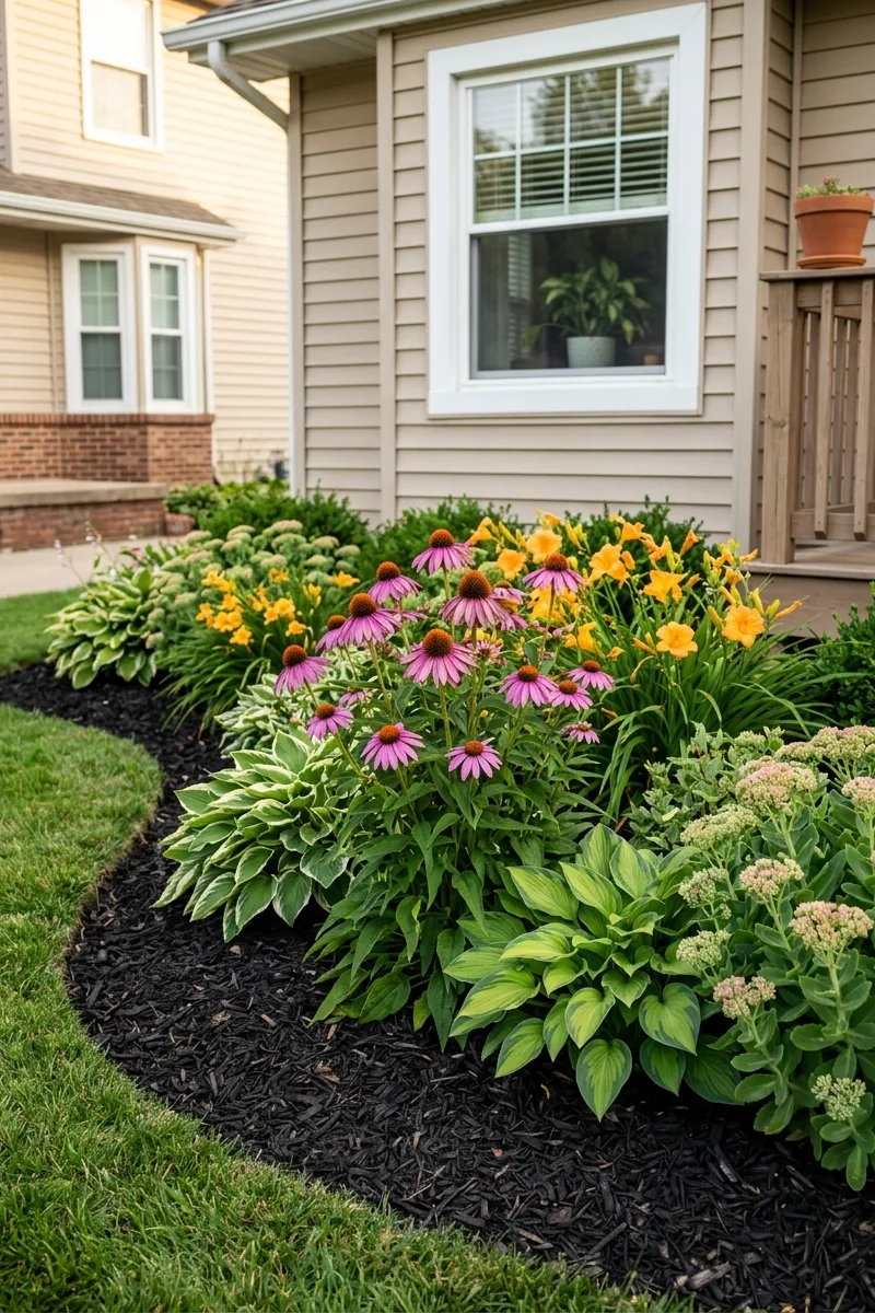 Low-Maintenance Perennial Bed