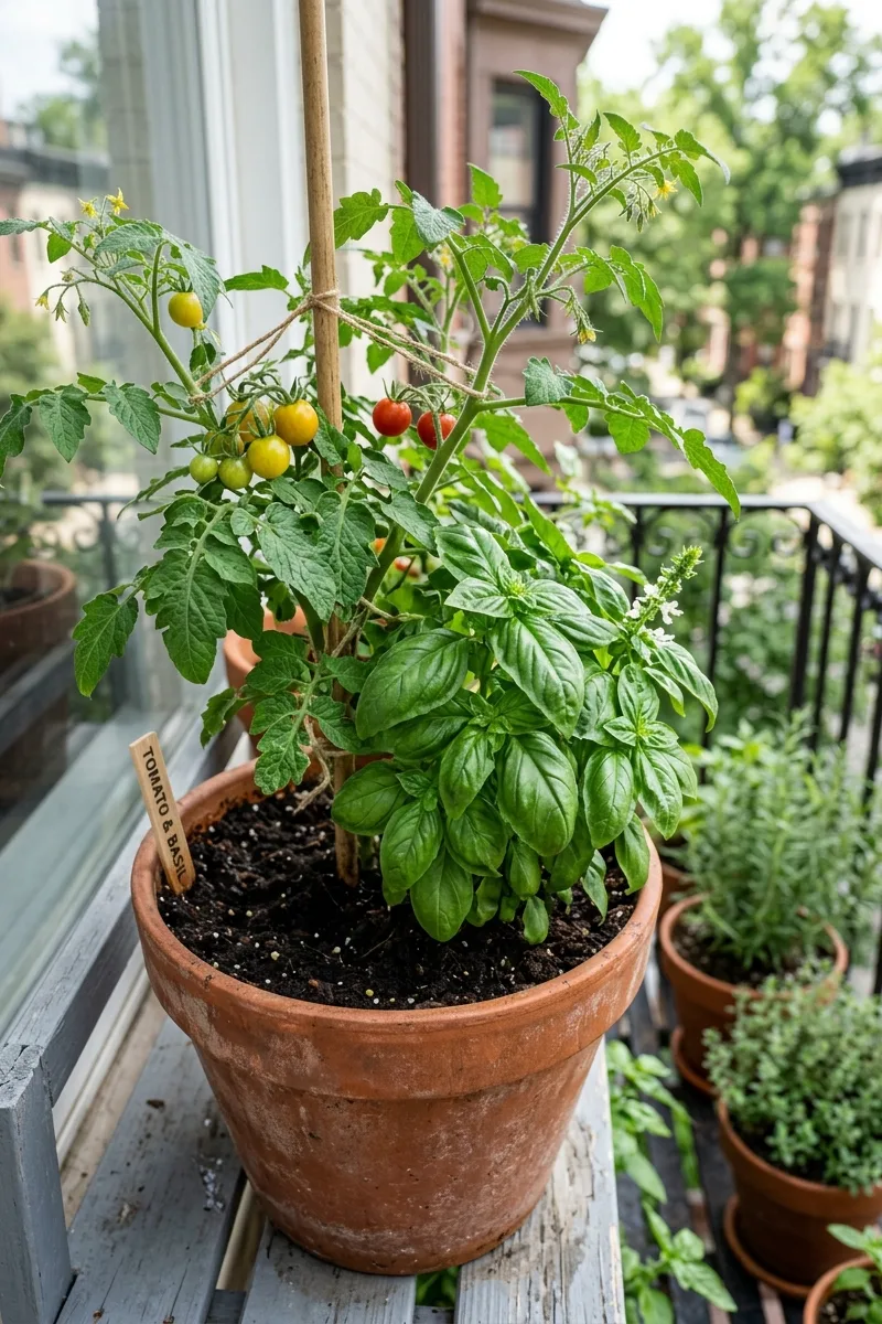 Growing Herbs Nearby