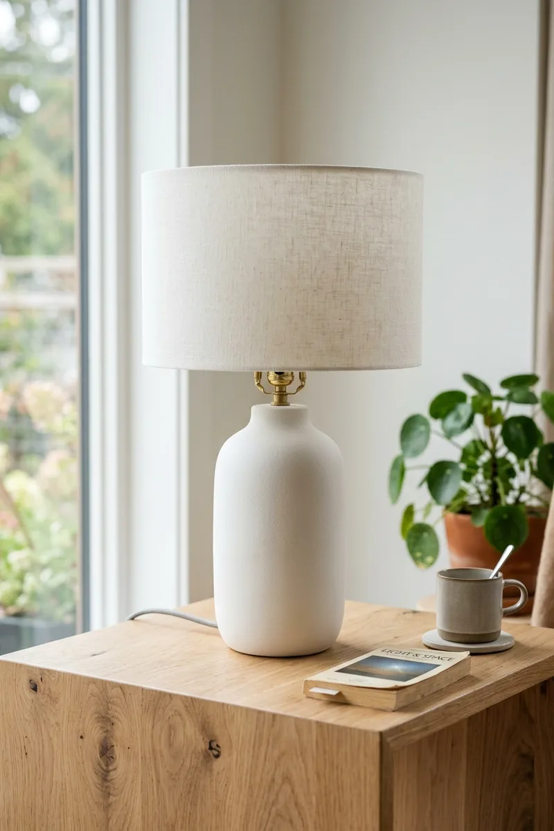 White Ceramic Lamps