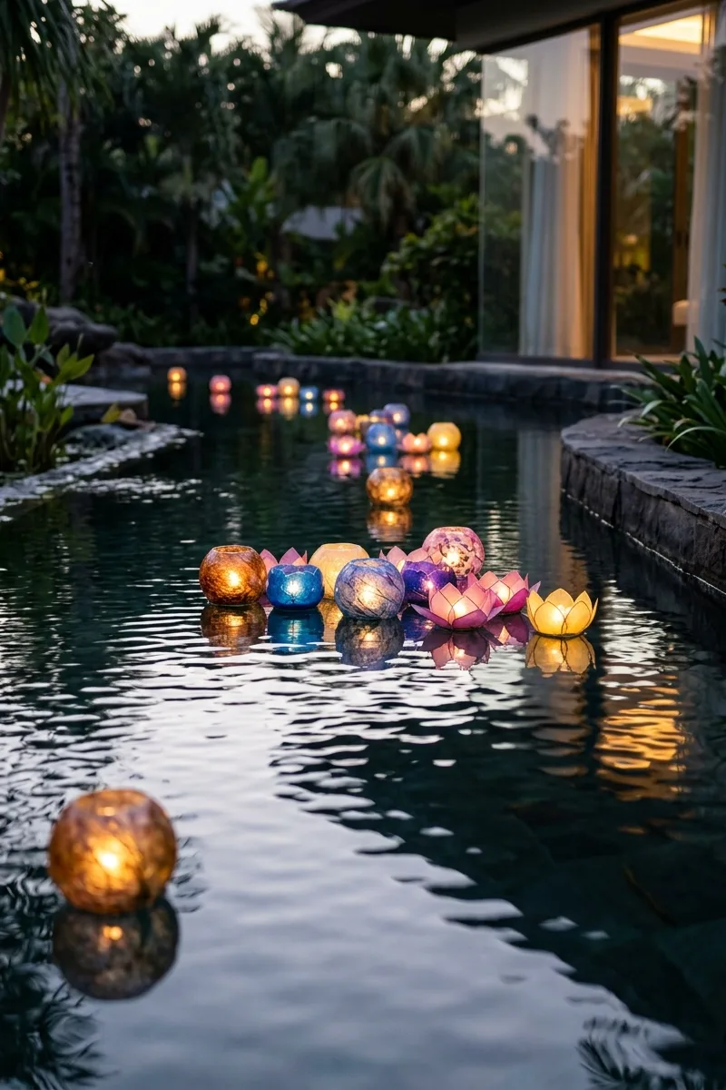 Floating Pool Lights