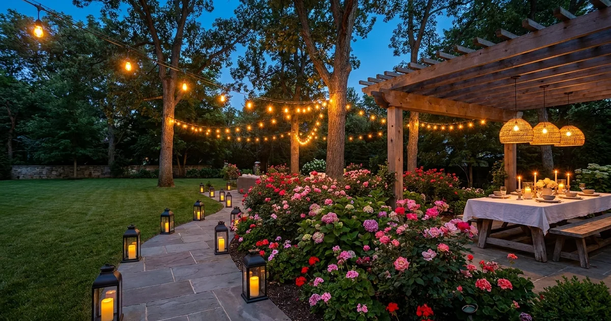 14 Magical Backyard Lighting Ideas for a Cozy Evening