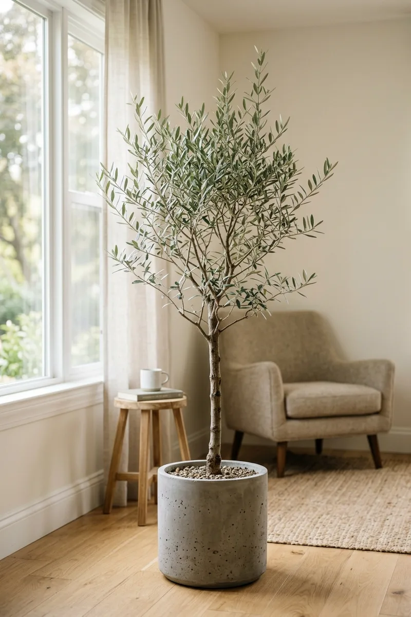 Potted Olive Trees