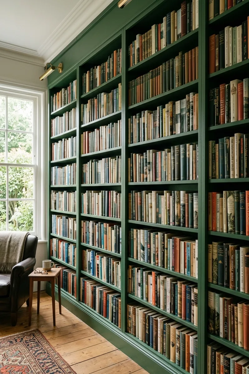 Built-In Bookshelves