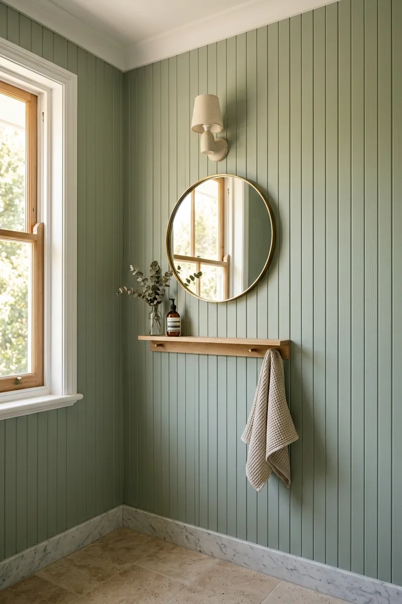 Vertical V-Groove Paneling