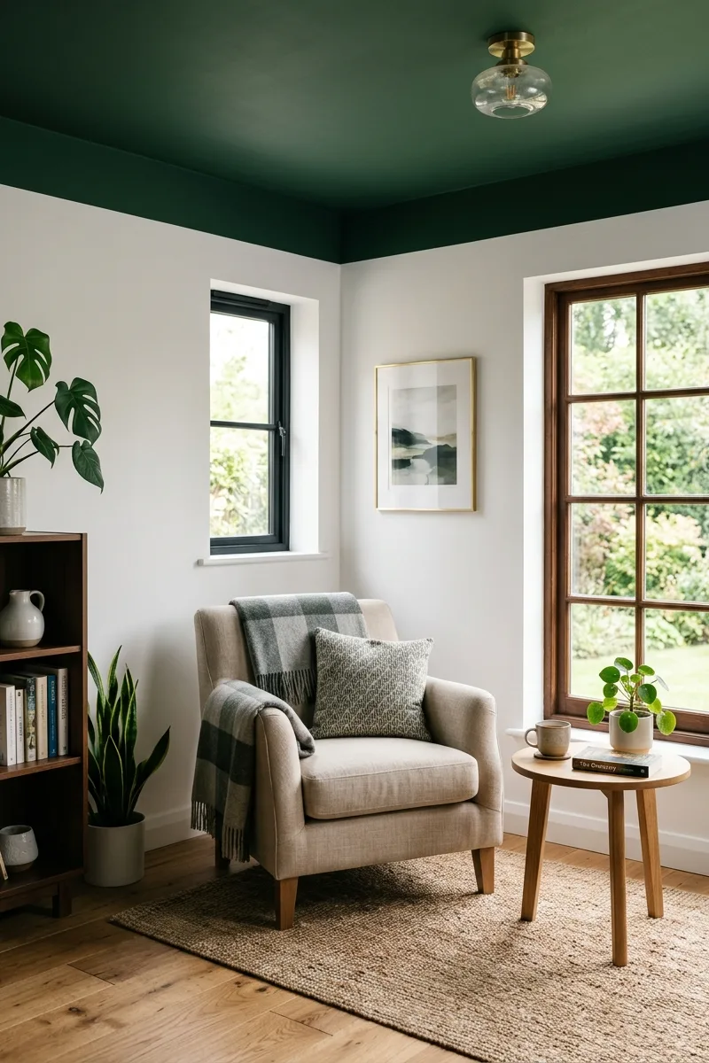 Dark Painted Ceilings