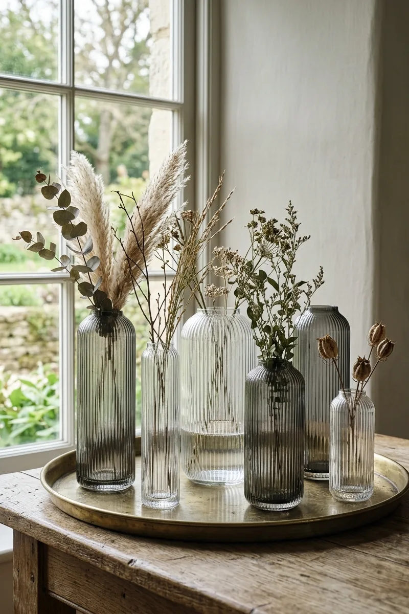 Ribbed Glass Accessories