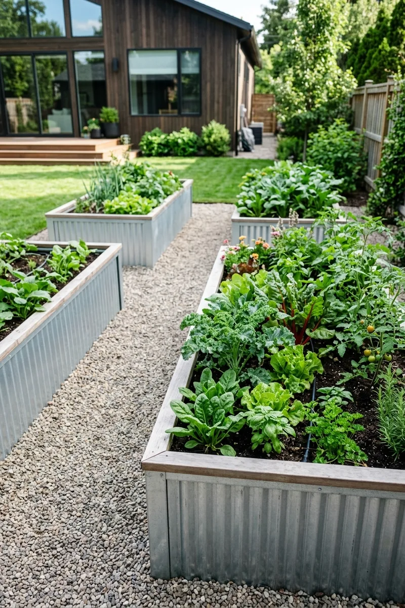 Corrugated Metal Beds
