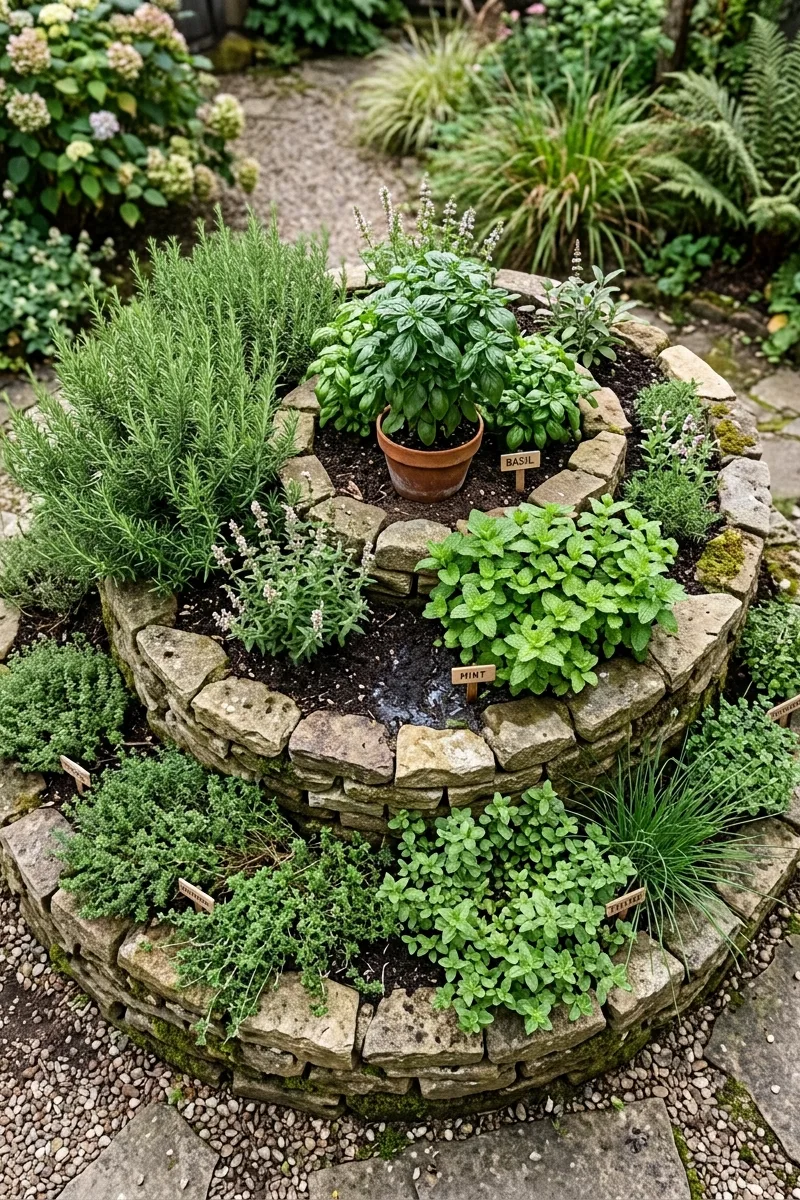 Herb Spiral Bed