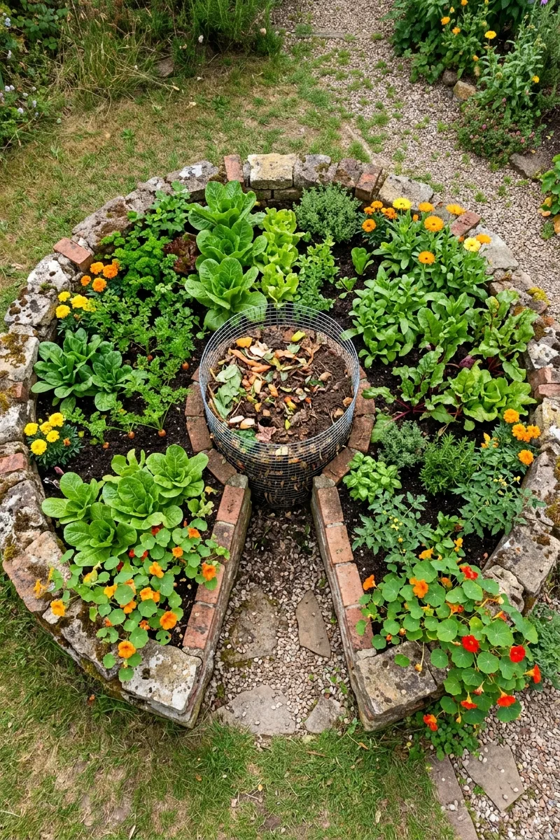 Keyhole Garden Bed